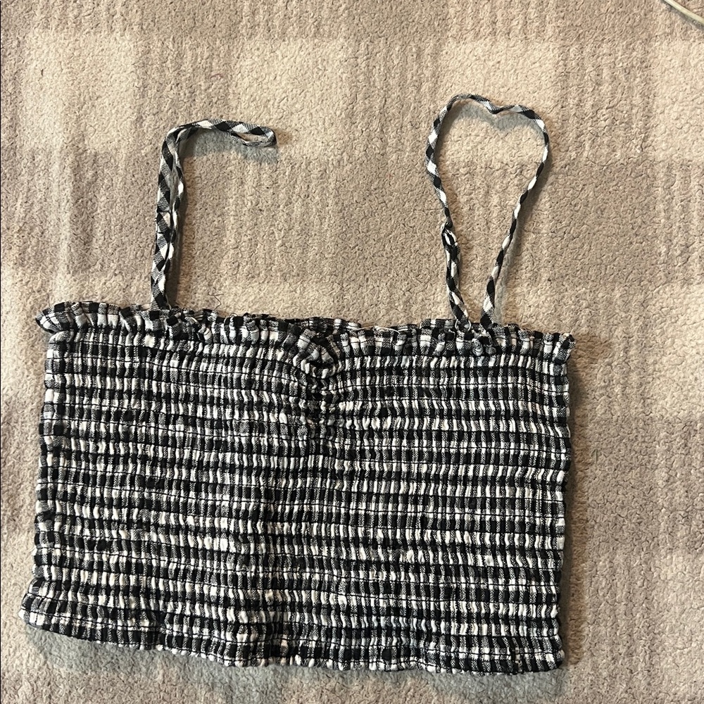 Reformation Monochrome Textured Top